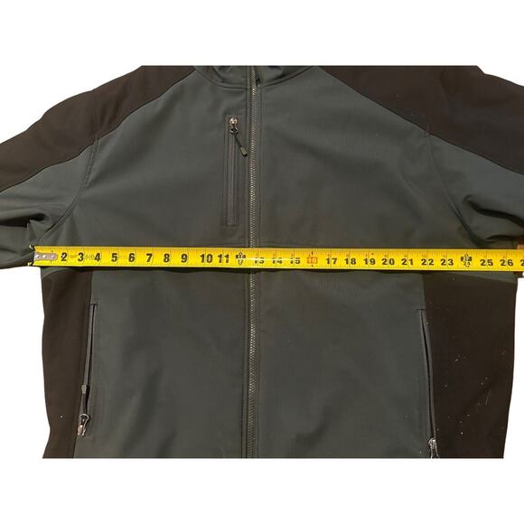Black Gray Gravel Gear Mens Insulated Soft Shell Jacket Size X-Large - Picture 6 of 14